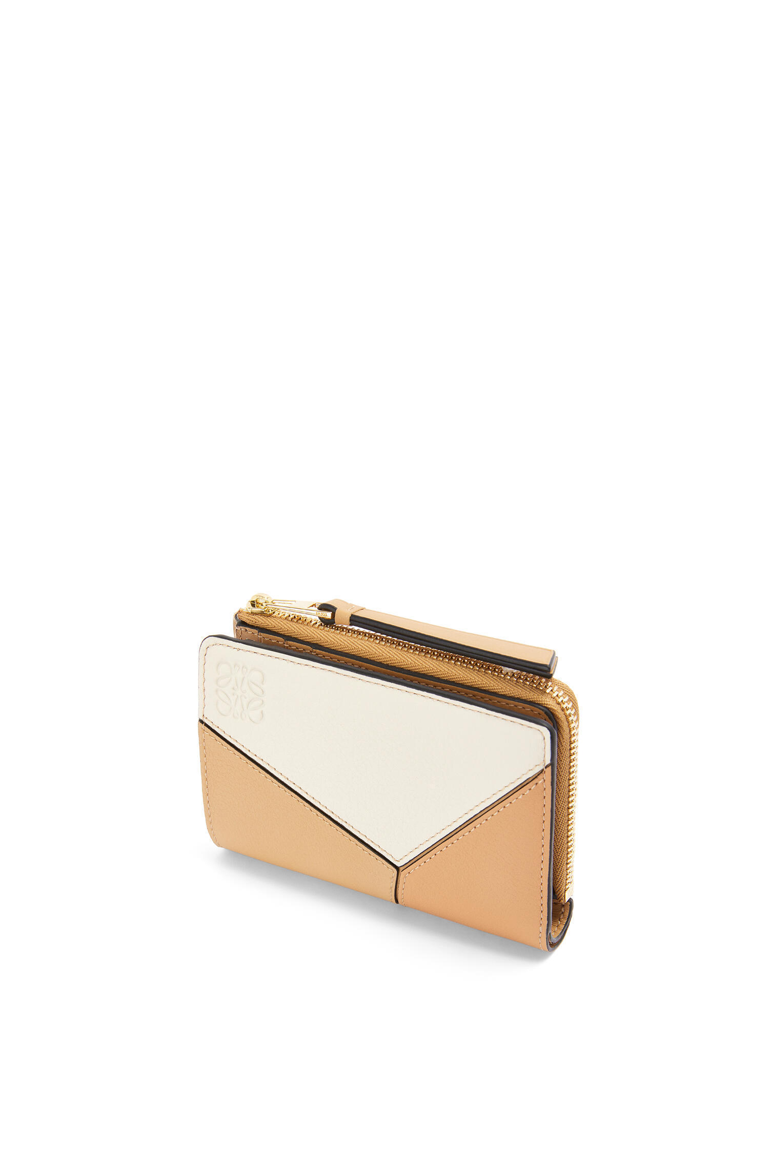 【LOEWE】パズル スリム ジップ バイフォールド ウォレット