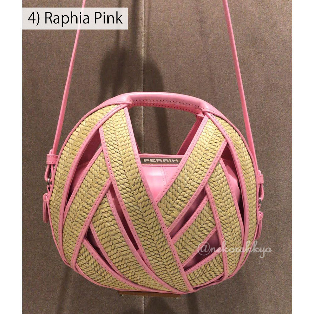 PERRIN Paris☆LE PETIT PANIER ラフィアリトルバスケット☆送込