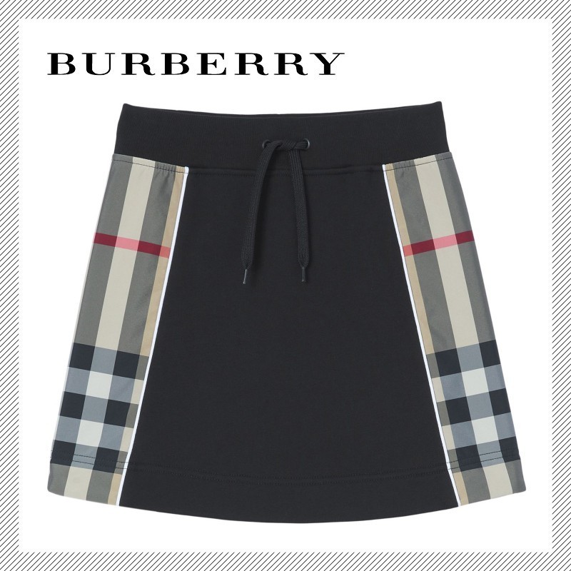 Burberry】バーバリー 大人もOK! チェック コットン スカート - www ...