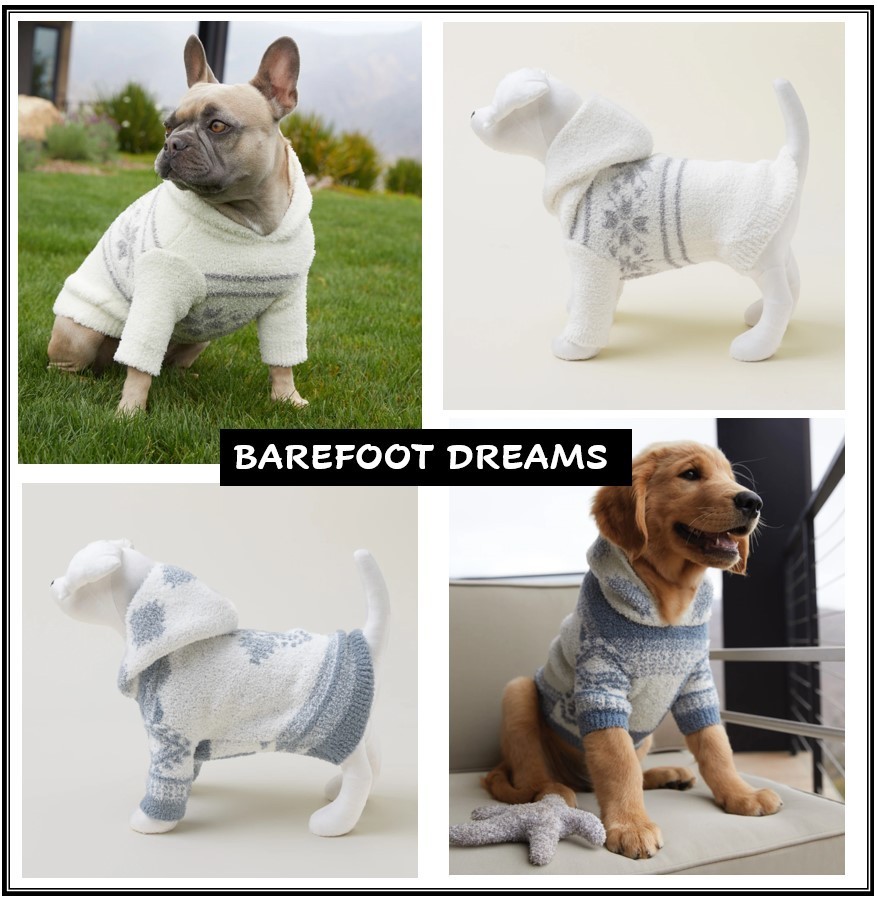 【Barefoot Dream】Cozy Chic Patchwork◆ペット用パーカー 【限定品】