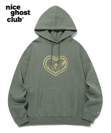 Nice Ghost Club 2022 SS Unisex Street Style Cotton Logo Hoodies Nice Ghost Club 2022 SS Unisex Street Style Cotton Logo Hoodies