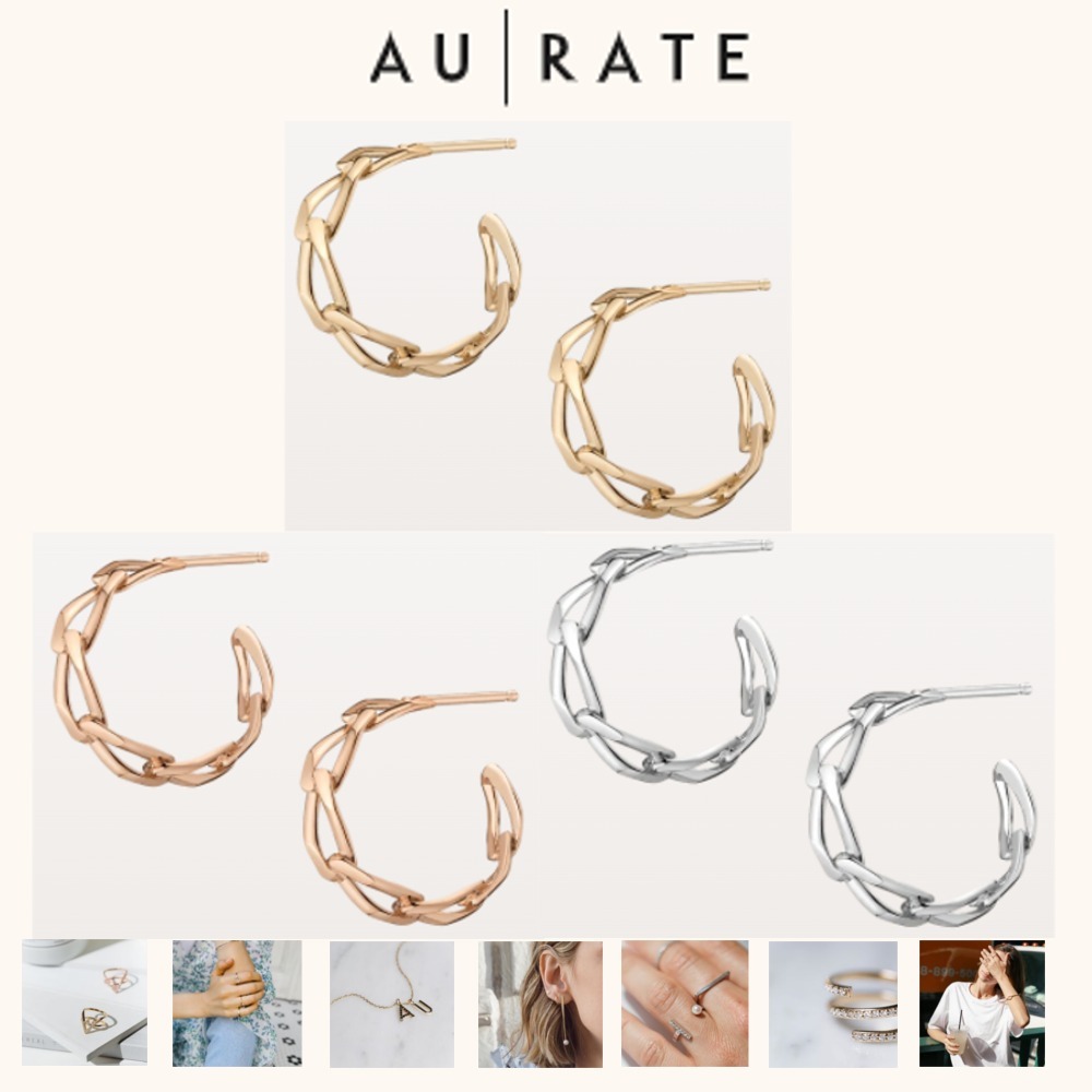 リアル §AUrate NewYork§ 国内発送 オープンリンクフープピアス ピアス リアル §AUrate NewYork§ 国内発送 オープンリンクフープピアス ピアス