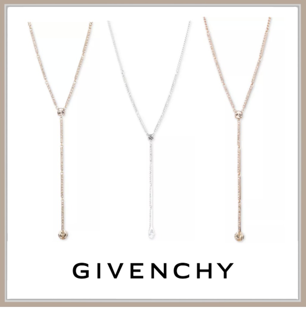 国内配送 / 関税送料込【GIVENCHY】Crystal Lariat ネックレス