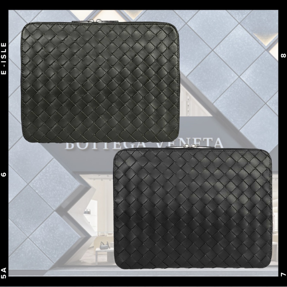 【Bottega Veneta】カーフレザードキュメントケース