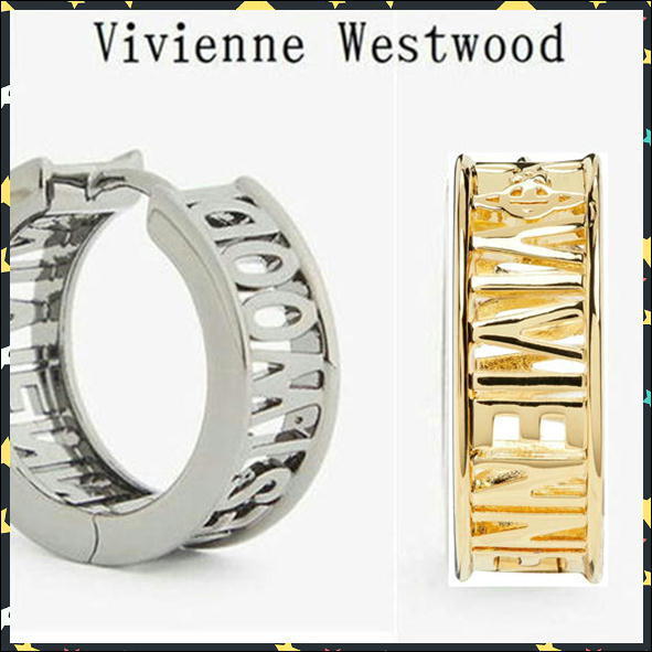 芸能人愛用 【国内送】Vivienne ロゴフープ・シングルピアス Westwood★ORB ピアス 芸能人愛用 【国内送】Vivienne ロゴフープ・シングルピアス Westwood★ORB ピアス