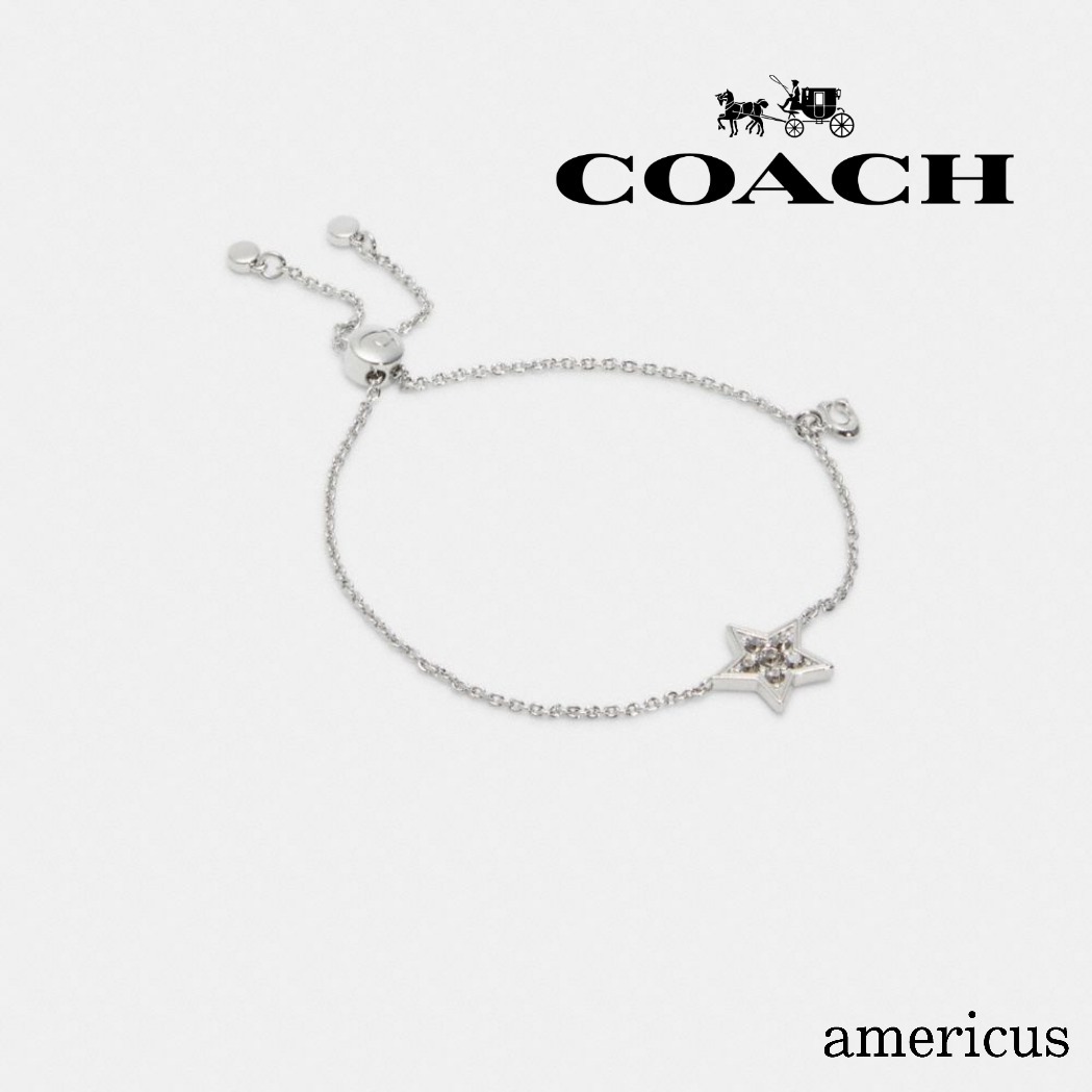 【国内発送】 Coach☆Pave Star Slider Bracelet ブレスレット 【国内発送】 Coach☆Pave Star Slider Bracelet ブレスレット