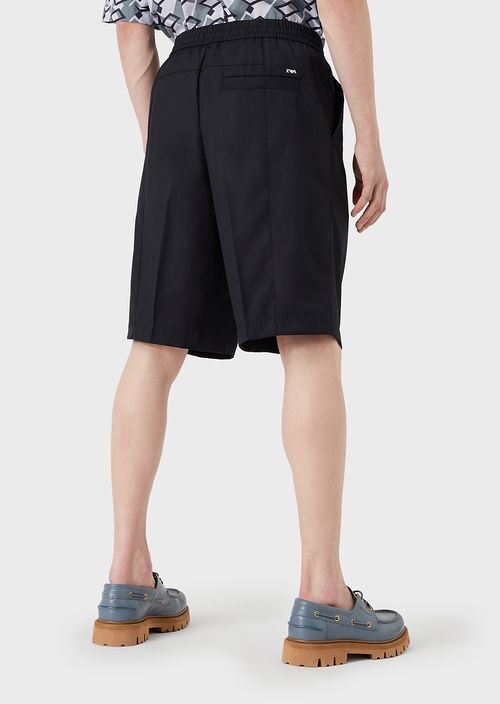 EMPORIO ARMANI ハーフ・ショートパンツ Emporio Armani◆ バミューダショーツ ドローストリング付(4)
