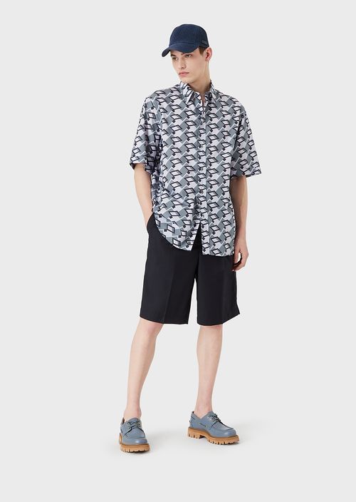 EMPORIO ARMANI ハーフ・ショートパンツ Emporio Armani◆ バミューダショーツ ドローストリング付(6)