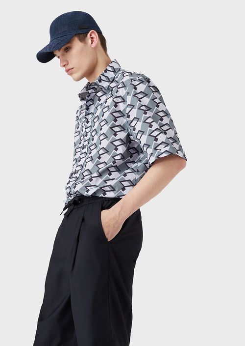 EMPORIO ARMANI ハーフ・ショートパンツ Emporio Armani◆ バミューダショーツ ドローストリング付(7)