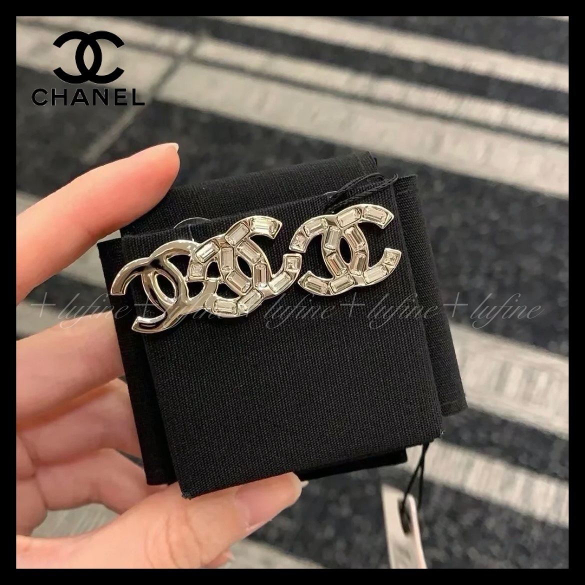【アシメピアスでおしゃれを楽しむ♪】CHANEL ピアス
