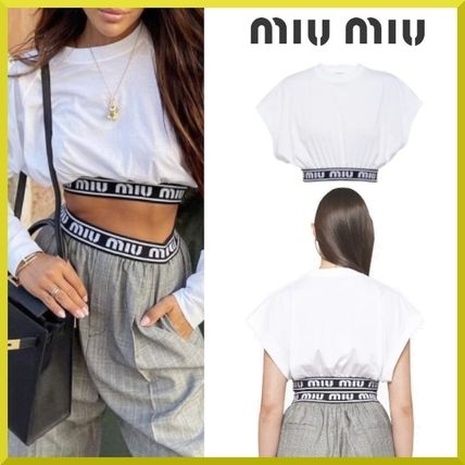 半袖 MiuMiu x トップス(レディース) - 海外通販のBUYMA