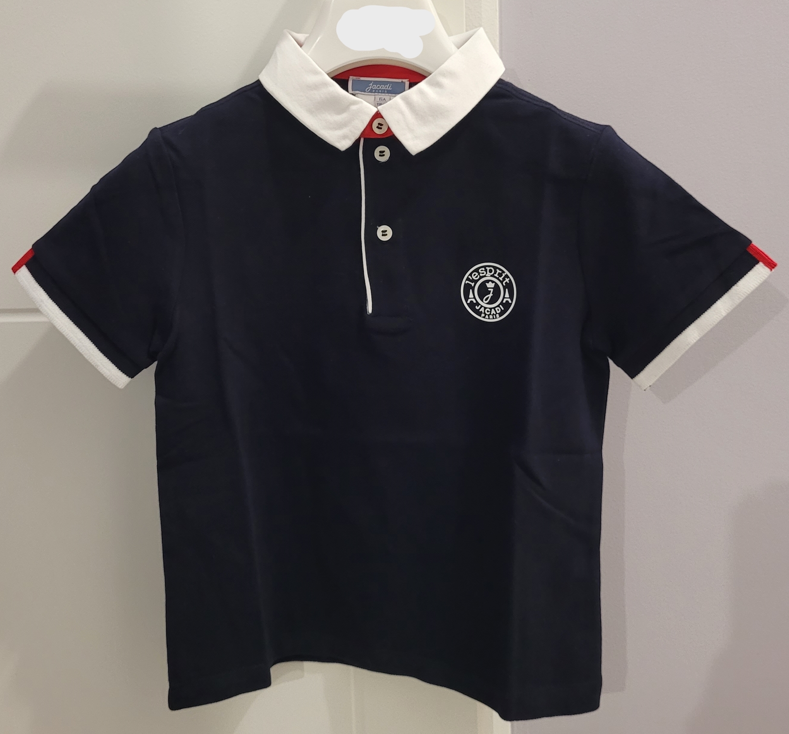 JACADI ポロ ネイビー・ブルー 8A〜12A