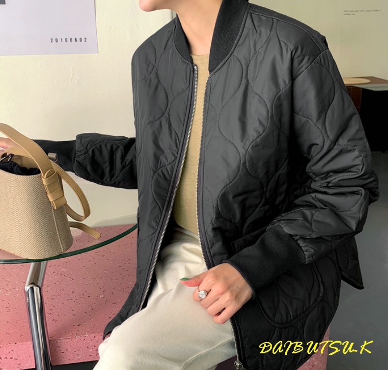 ジャケット ジャケット ブルゾン キルティング カジュアル 春秋コーデ 2色(5)