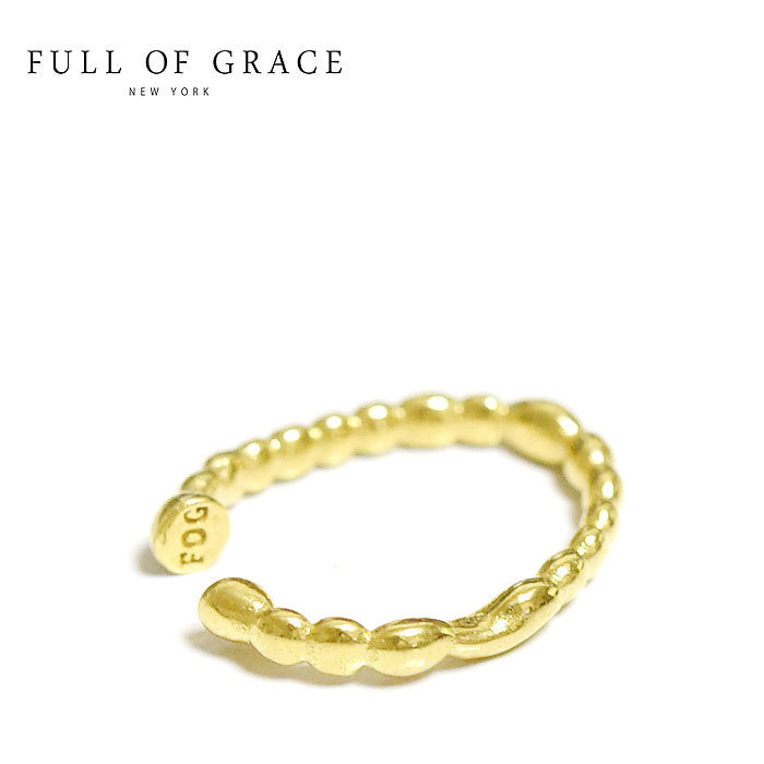 【国内即発】≪FULL OF GRACE≫ ドットラインオーバルイヤーカフ