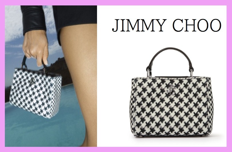 【在庫有】 Jimmy Choo【限定セール】千鳥柄ミニバッグ バッグ・カバンその他 【在庫有】 Jimmy Choo【限定セール】千鳥柄ミニバッグ バッグ・カバンその他