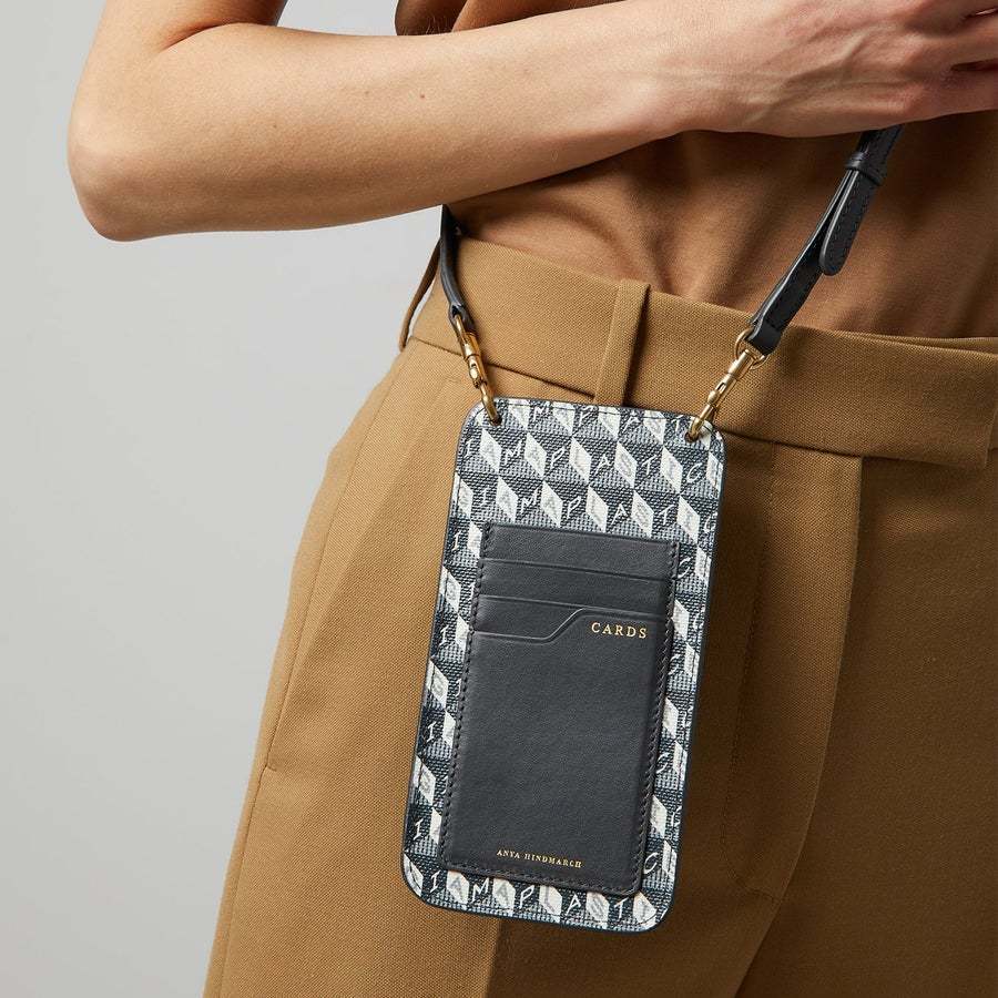 Anya Hindmarch iPhone・スマホケース 【即発】ANYA HINADMARCH スマホショルダー カードケース★(3)