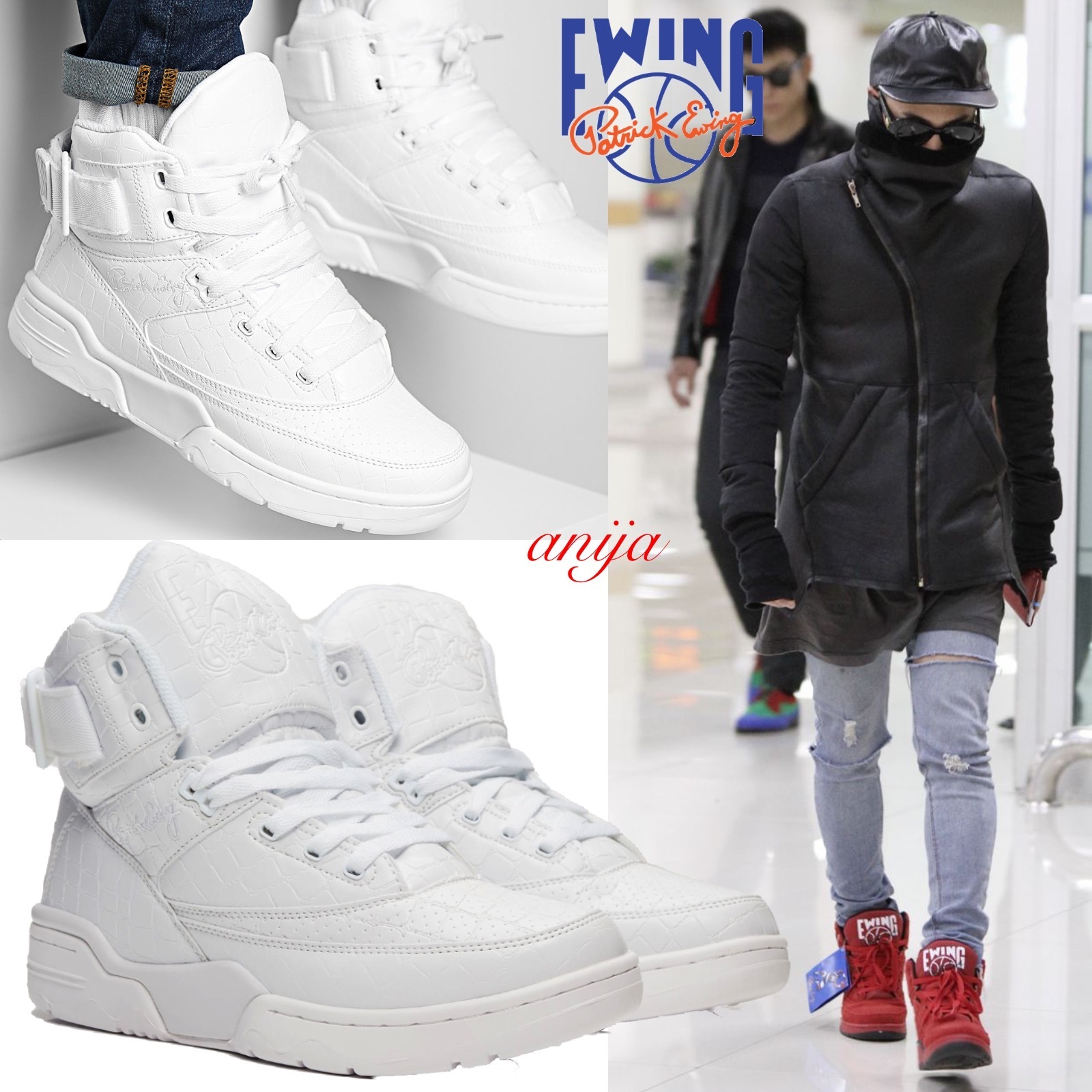 【関税込】Ewing 33 Hi/レザー シューズ/G-DRAGON愛用/パイソン