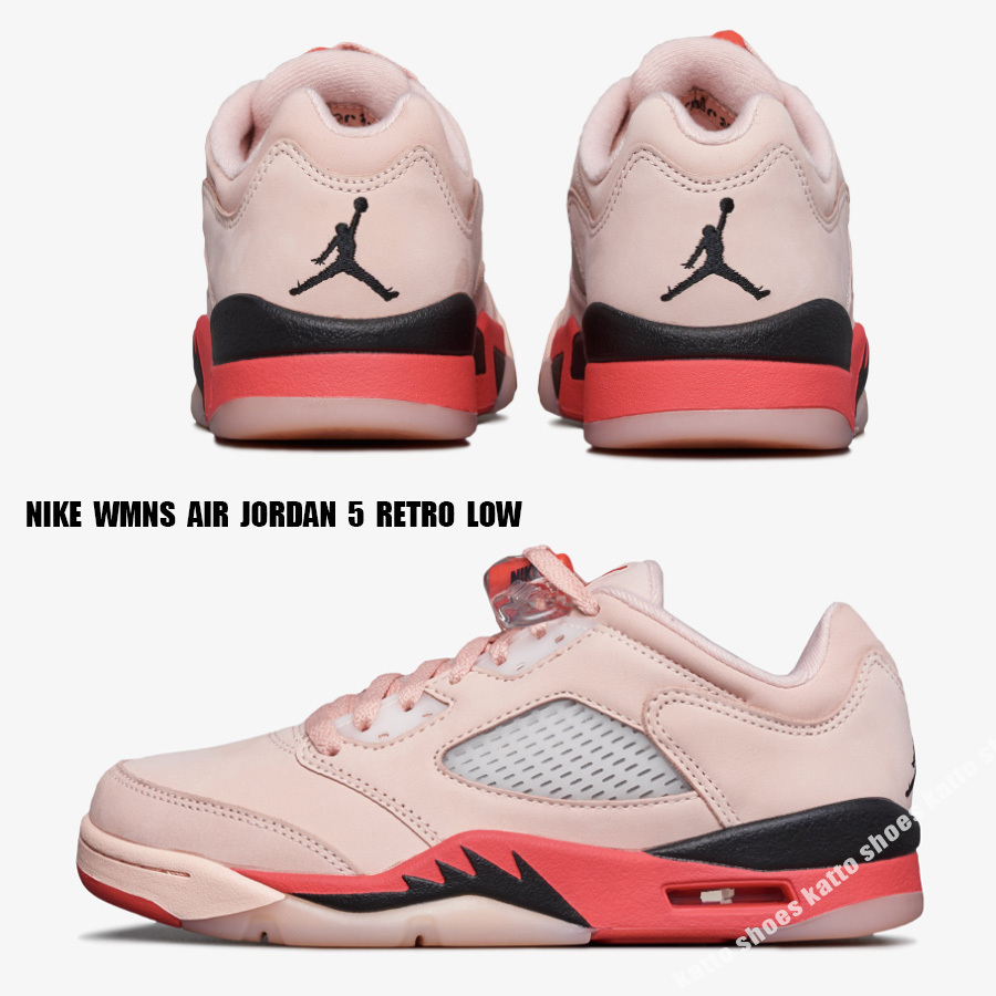 NIKE★WMNS AIR JORDAN 5 RETRO LOW★ARTIC ORANGE/SIREN RED