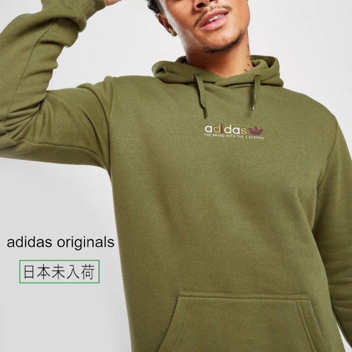 【英国限定】adidas Originals Front Script Overhead Hoodie