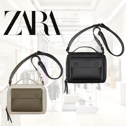 ZARA/ザラ】コントラスト地クロスボディバッグ-2色展開 www.falconofs.com