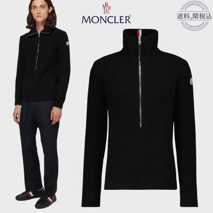 ハーフジップ S MONCLER x スウェット・トレーナー(メンズ) ニット ハーフジップ S MONCLER x スウェット・トレーナー(メンズ) ニット