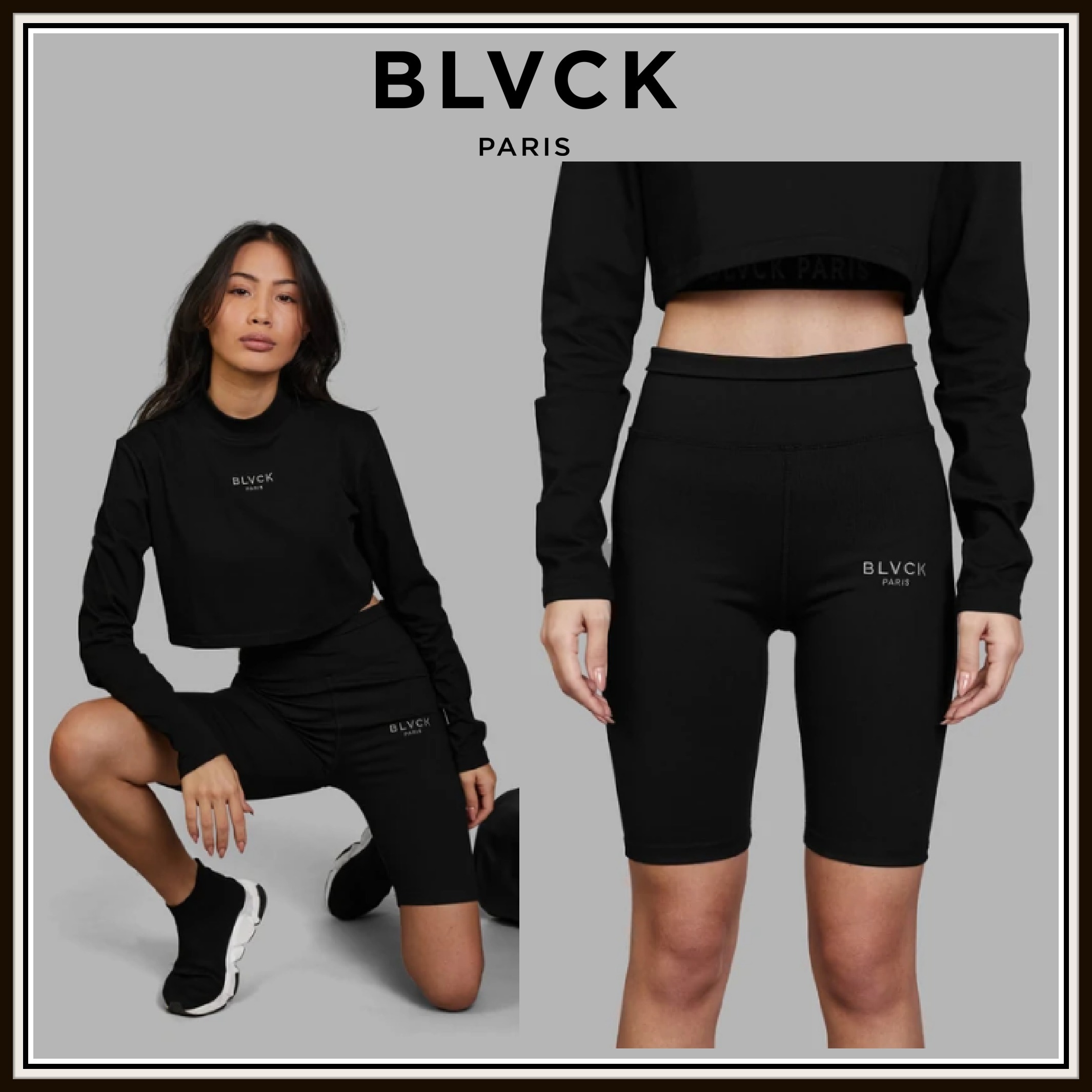 人気ブランド♪★ BLVCK PARIS ★Blvck 'Biker' Signature Short