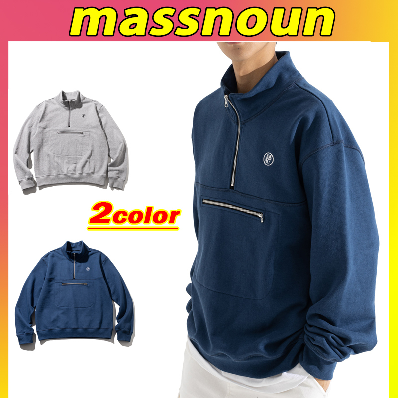 ◇MASSNOUN◇ PREMIUM HEAVY SWEAT MSNU アノラック (2色)