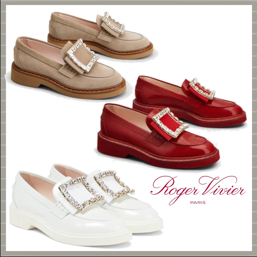 品質保証 【Roger Vivier】Viv' Rangers ストラス ローファー/ 各色 品質保証 【Roger Vivier】Viv' Rangers ストラス ローファー/ 各色