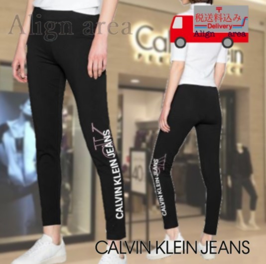 ★Calvin Klein Jeans★サイドロゴ レギンス スパッツ・レギンス ★Calvin Klein Jeans★サイドロゴ レギンス スパッツ・レギンス