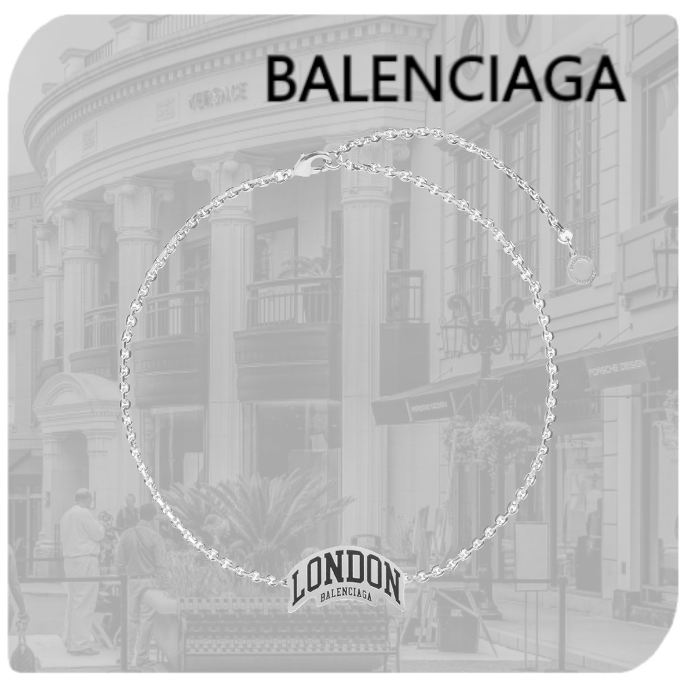 BALENCIAGA CITIES LONDON シルバーネックレス ネックレス・ペンダント BALENCIAGA CITIES LONDON シルバーネックレス ネックレス・ペンダント