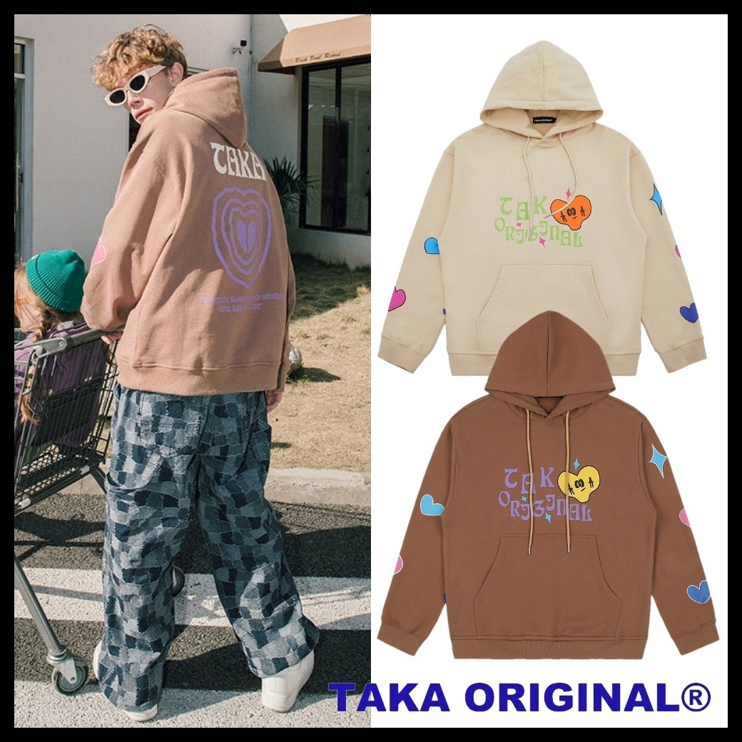 TAKA Original*タカオリジナル*ハート ロゴ パーカー パーカー・フーディ TAKA Original*タカオリジナル*ハート ロゴ パーカー パーカー・フーディ
