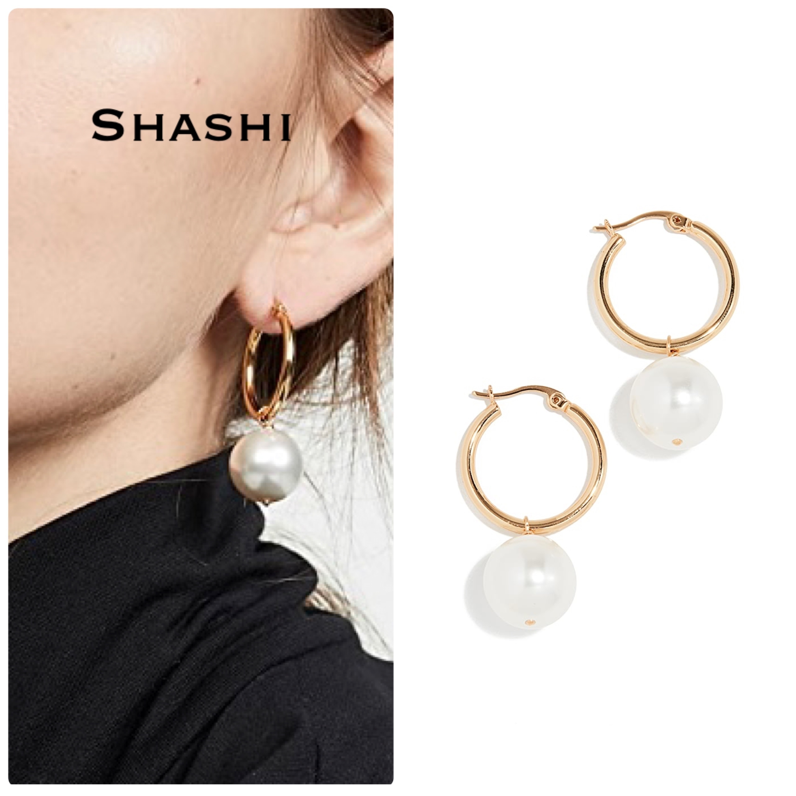 激安大特価! ロンハーマン取扱 Shashi ゴールドピアス Jasmin ピアス 激安大特価! ロンハーマン取扱 Shashi ゴールドピアス Jasmin ピアス