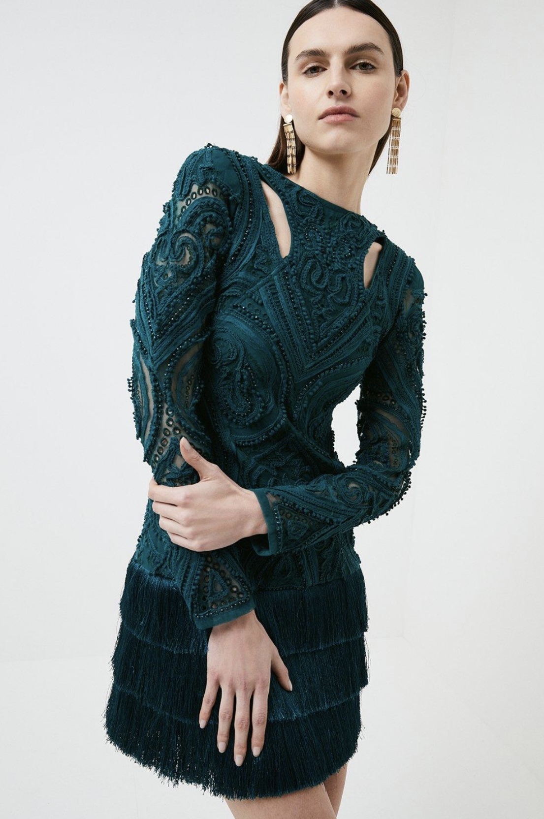ホワイト系,S【5%OFF】karen millen♡新品・タグ付き ワンピース ...