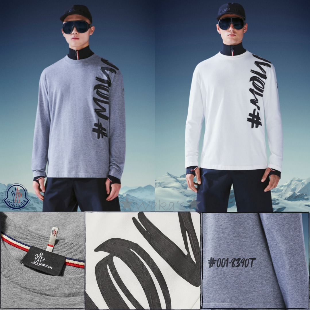 ☆送料・関税込☆ MONCLER GRENOBLE ロングスリーブ Tシャツ 2色 Tシャツ・カットソー ☆送料・関税込☆ MONCLER GRENOBLE ロングスリーブ Tシャツ 2色 Tシャツ・カットソー