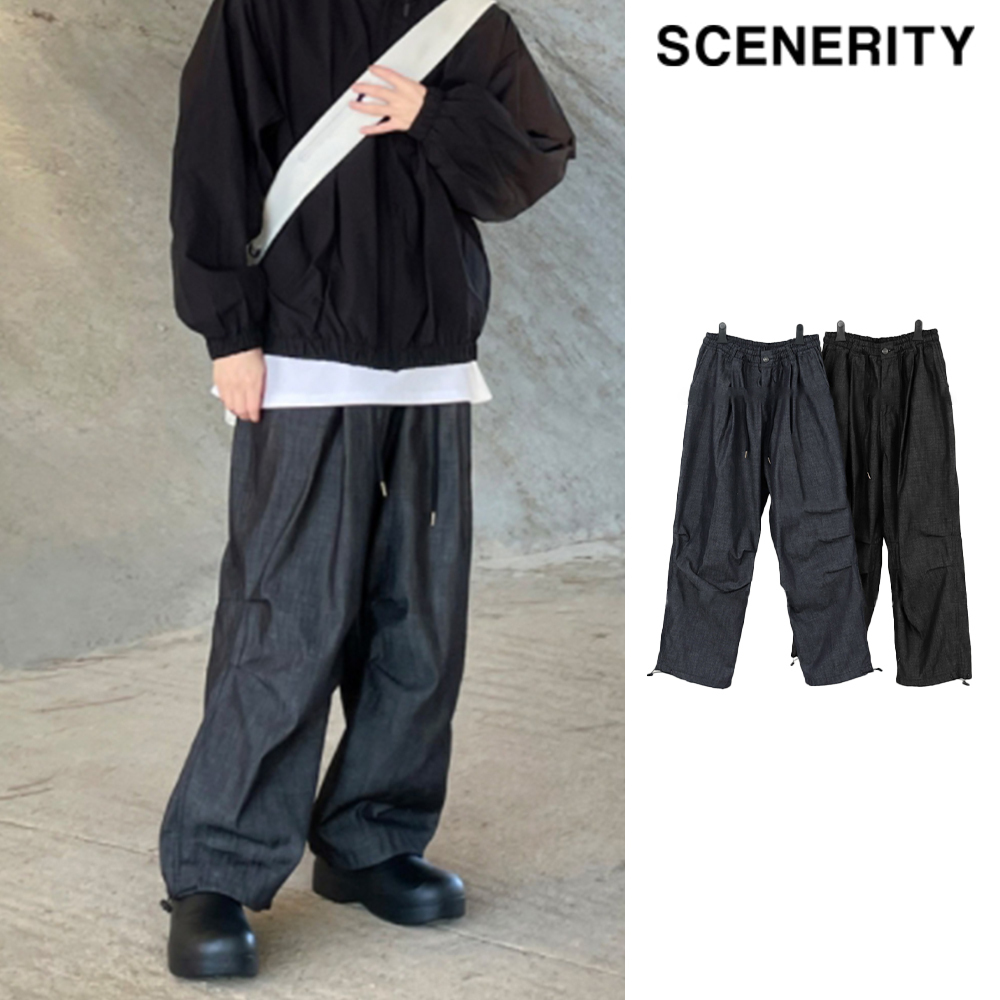 【SCENERITY】Cozy Denim Pants