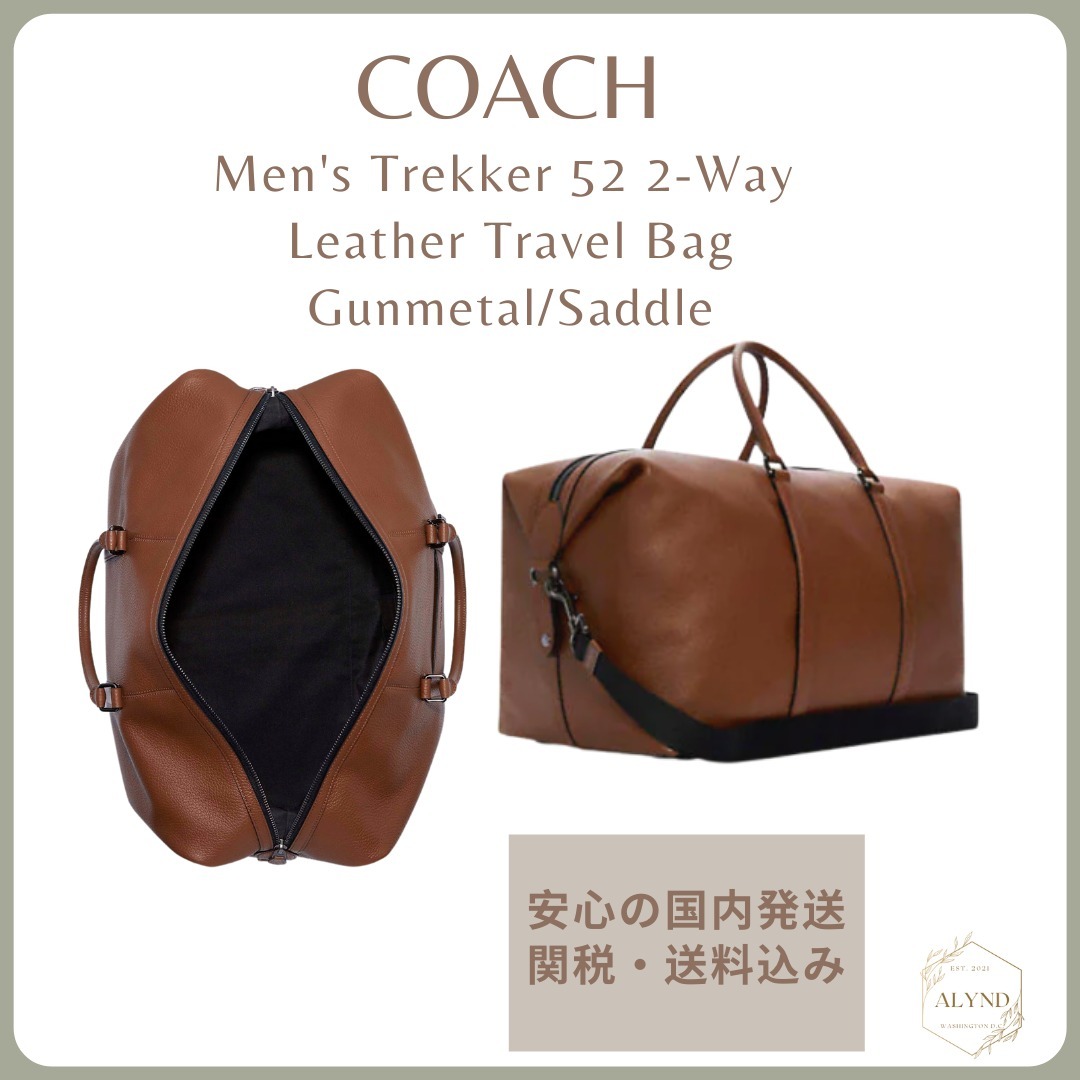 Coach ボストンバッグ 【国内発送】COACH Trekker 52 レザー ボストンバック F78129(3)