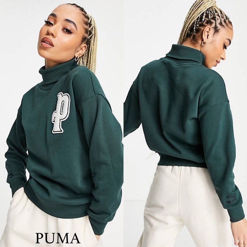 【Puma】varsityハイネックスエットシャツ 関税送料込 スウェット・トレーナー 【Puma】varsityハイネックスエットシャツ 関税送料込 スウェット・トレーナー