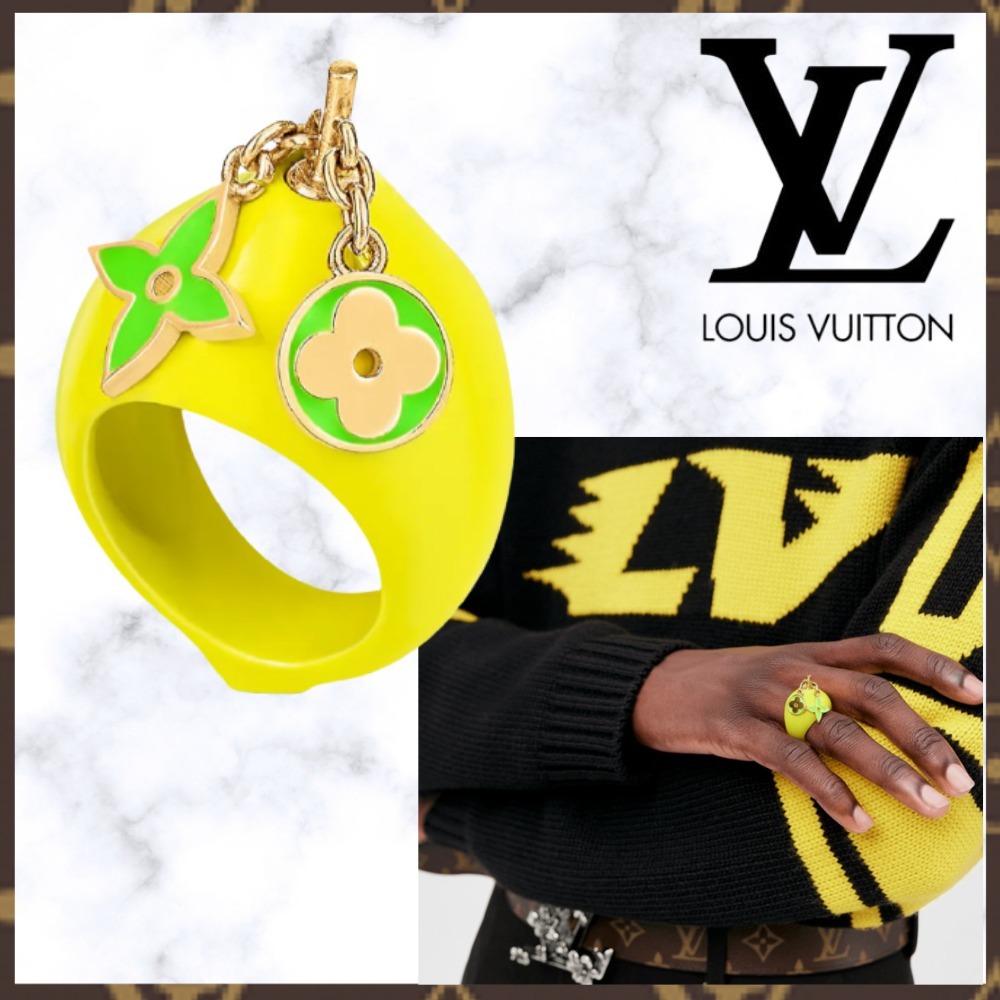 【直営店買付】★Louis Vuitton★ バーグ・LVフルーツ レモン 指輪・リング 【直営店買付】★Louis Vuitton★ バーグ・LVフルーツ レモン 指輪・リング