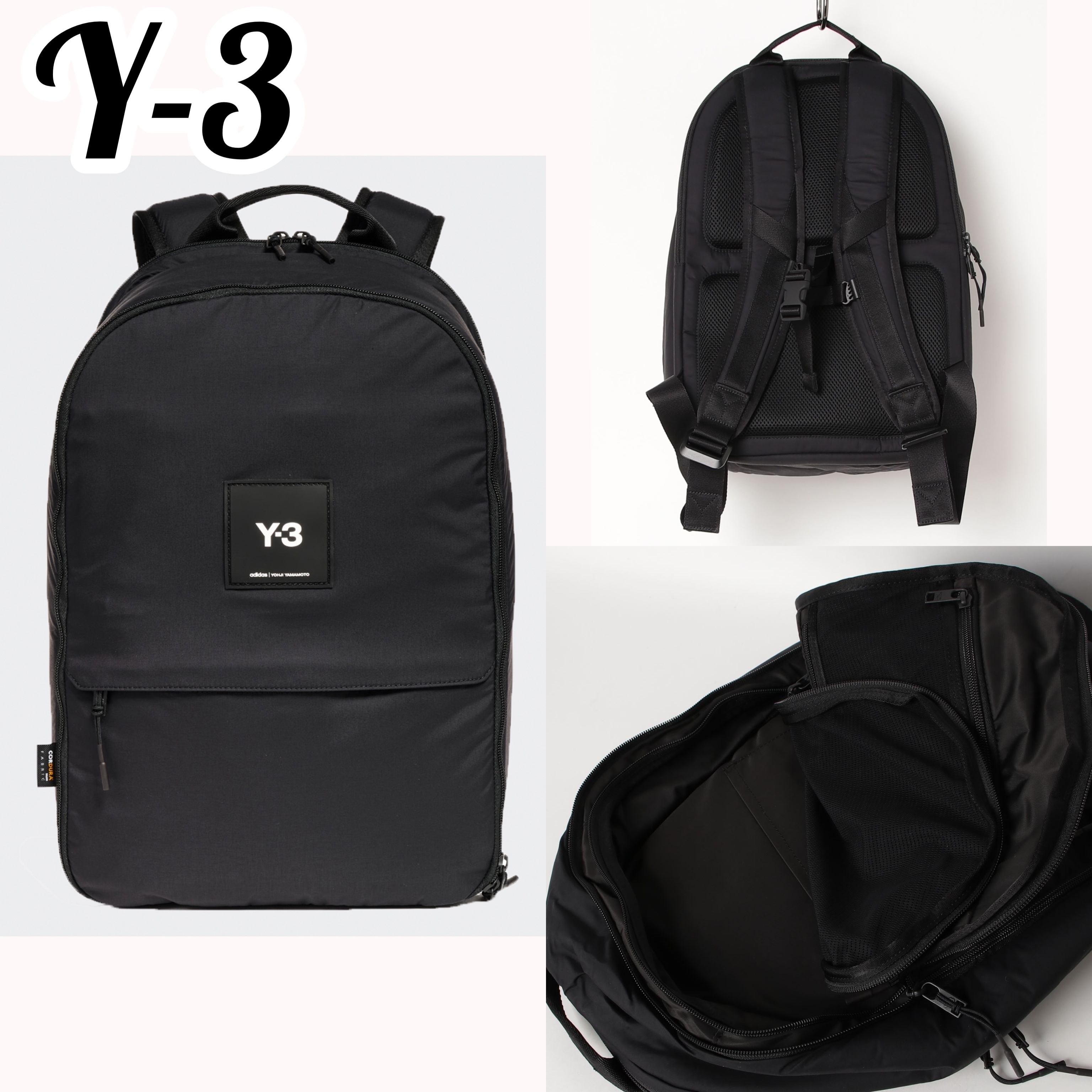 関税込】新作◇Y-3 ワイスリー◇TECH ロゴ バックパック バック