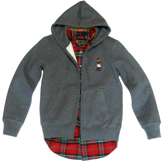 適当な価格 RalphLauren ラルフローレン ベアー フルジップパーカー DK.Grey パーカー・フーディ 適当な価格 RalphLauren ラルフローレン ベアー フルジップパーカー DK.Grey パーカー・フーディ