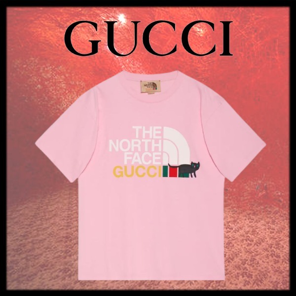 新作【GUCCI】THE NORTH FACE x GUCCI Tシャツ、ライトピンク Tシャツ・カットソー 新作【GUCCI】THE NORTH FACE x GUCCI Tシャツ、ライトピンク Tシャツ・カットソー