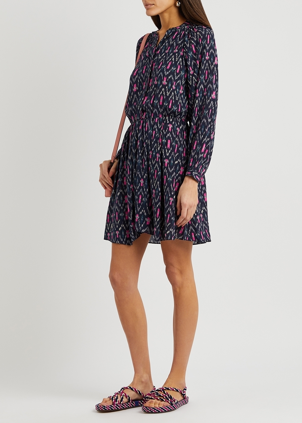 ISABEL MARANT ETOILE ワンピース ☆ISABEL MARANT ETOILE☆ プリントフレアミニドレス Amandine♪(7)