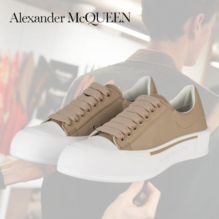 激安価格の 【22SS】Alexander McQUEEN スニーカー ロゴ 最高品質 ベージュ スニーカー 激安価格の 【22SS】Alexander McQUEEN スニーカー ロゴ 最高品質 ベージュ スニーカー