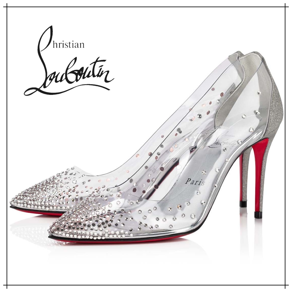 【Christian Louboutin】 デグラストラス 85mm ヒール パンプス サンダル・ミュール 【Christian Louboutin】 デグラストラス 85mm ヒール パンプス サンダル・ミュール