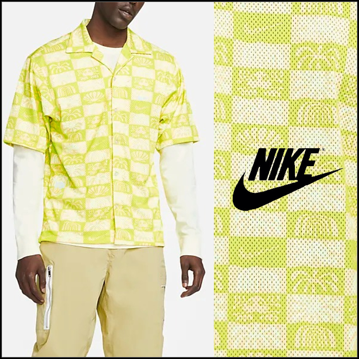 新品本物 【関税込】★Nike★スプリング★ウッドブロッキング★シャツ★緑 シャツ 新品本物 【関税込】★Nike★スプリング★ウッドブロッキング★シャツ★緑 シャツ