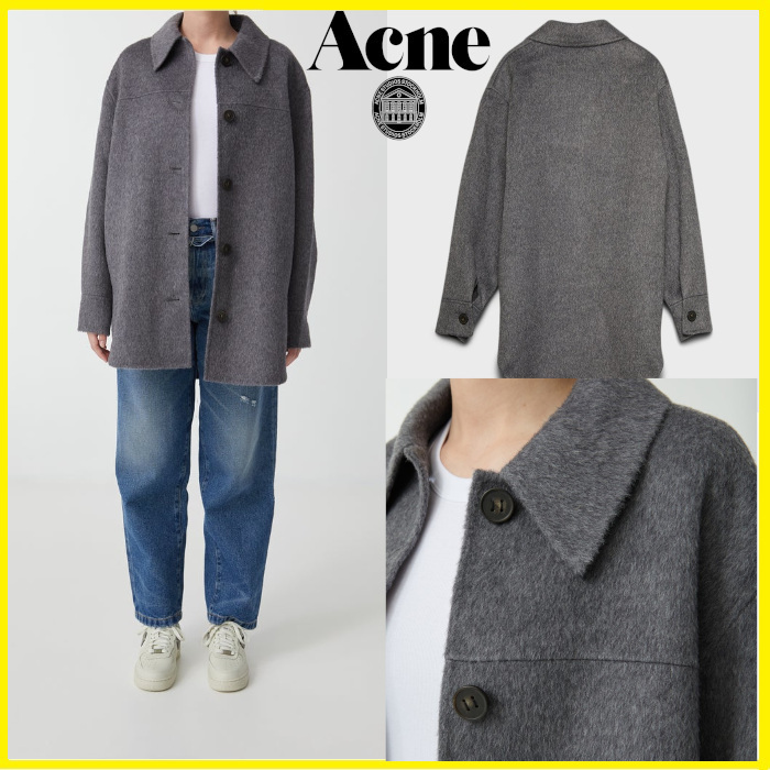 新しいスタイル 【大人気!】Acne Studios☆ウールブレンドコート コート 新しいスタイル 【大人気!】Acne Studios☆ウールブレンドコート コート