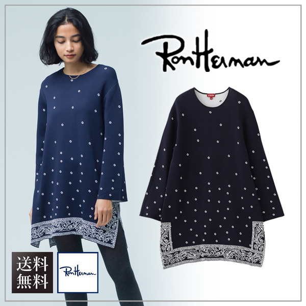 品数豊富! Bandana ロンハーマン Herman 【送料無料】Ron Print Dress Knit ワンピース 品数豊富! Bandana ロンハーマン Herman 【送料無料】Ron Print Dress Knit ワンピース