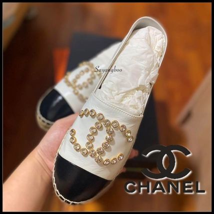 【洗練されたデザイン☆】CHANEL エスパドリーユ CHANEL 2023SS エスパドリール BLACK&WHITE size39