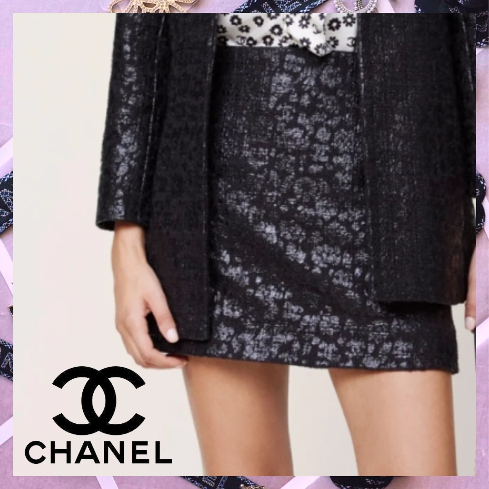 【22SS新作★すぐ届く！】 CHANEL ミニスカート ツイード 関税込
