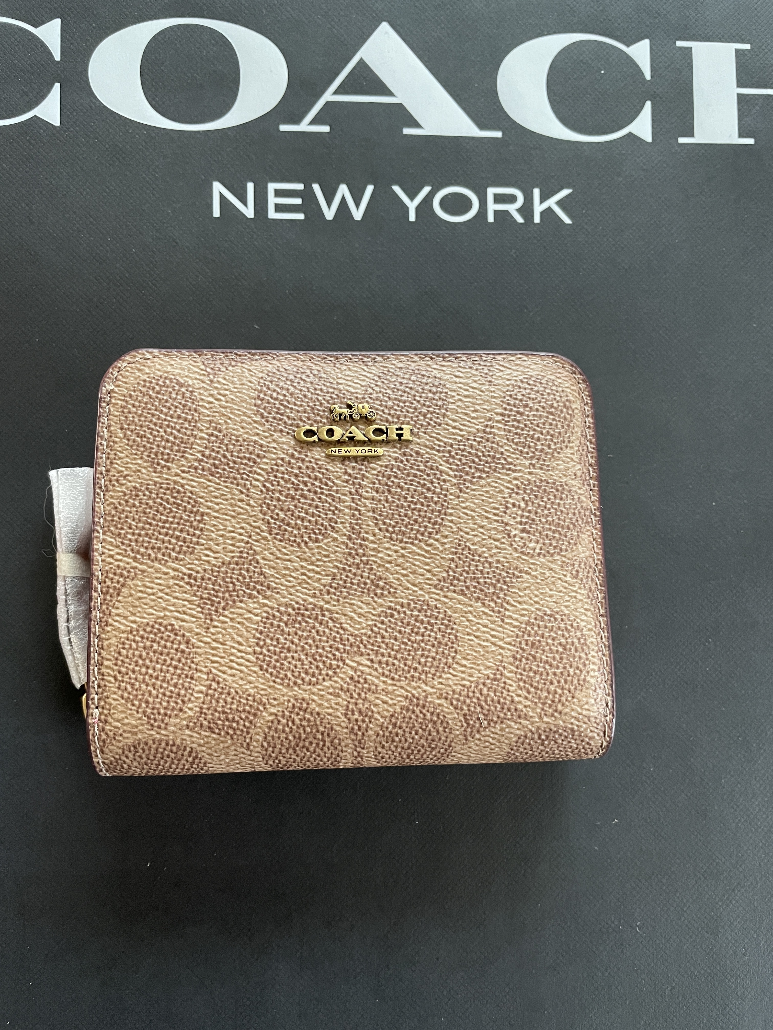 coach  ビルフォールド ウォレット シグネチャー 1076